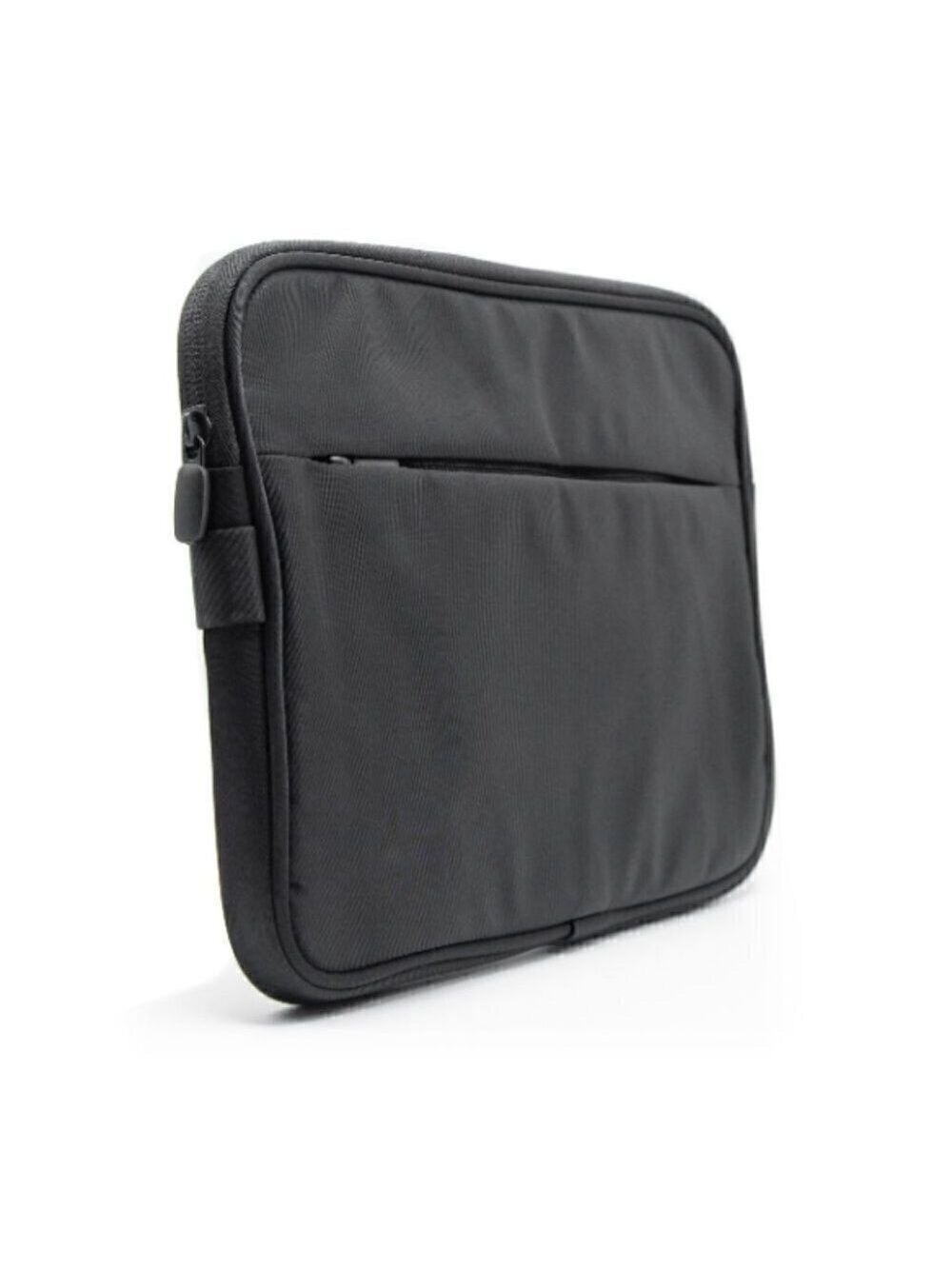 Black padded iPad Holder Travel Bag  w/side zip for  Backpack or Suitcase New
